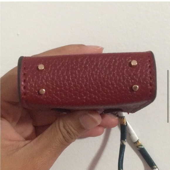 "Rouge H" Micro Mini Kelly Twilly Bag Charm Accessory or Air Pods case - Picture 5 of 12